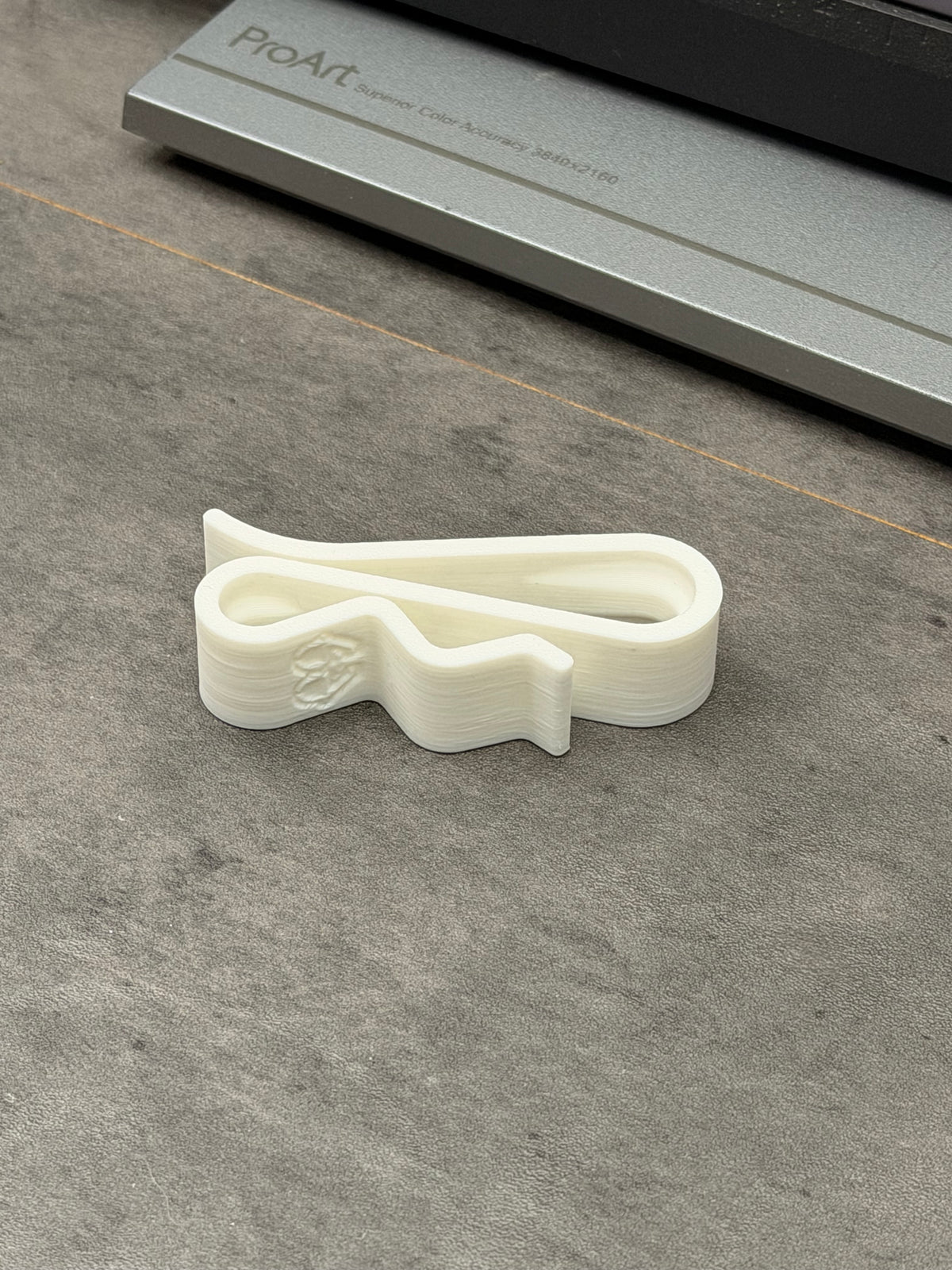 SALG - solbrille holder til bil hvit