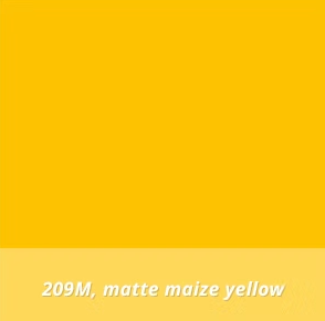 Matte maize yellow #209M