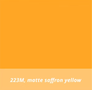 Matte saffron yellow #223M