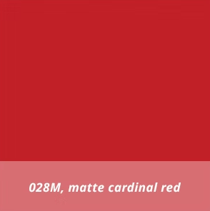 Matte cardinal red #028M