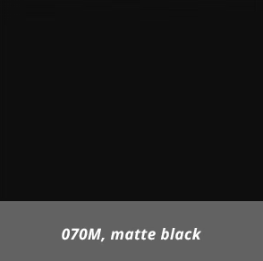 Matte black #070M