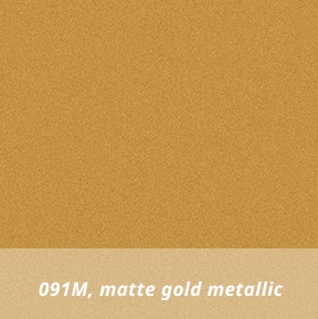 Matte gold metallic #091M