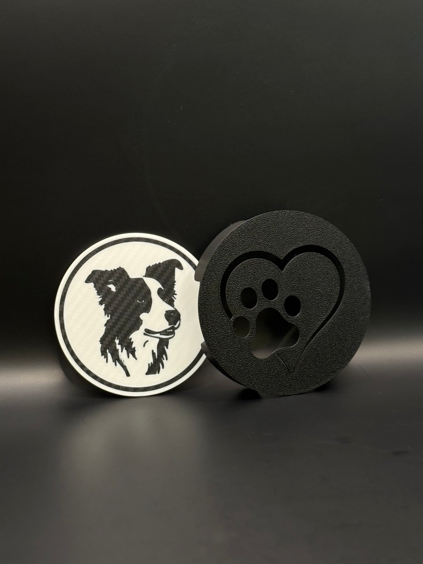 Border collie - glassbrikker