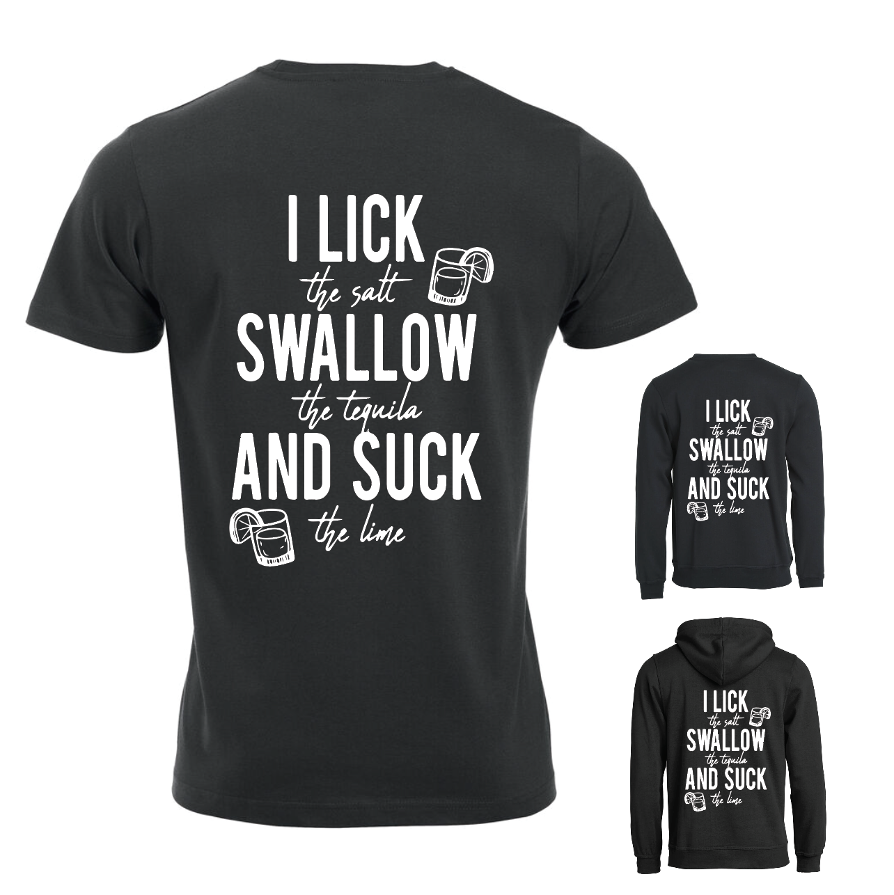 Lick, Swallow, Suck