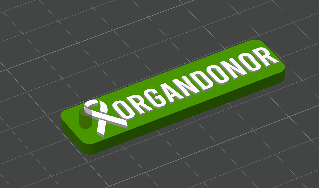 Nøkkelring organdonor - awareness
