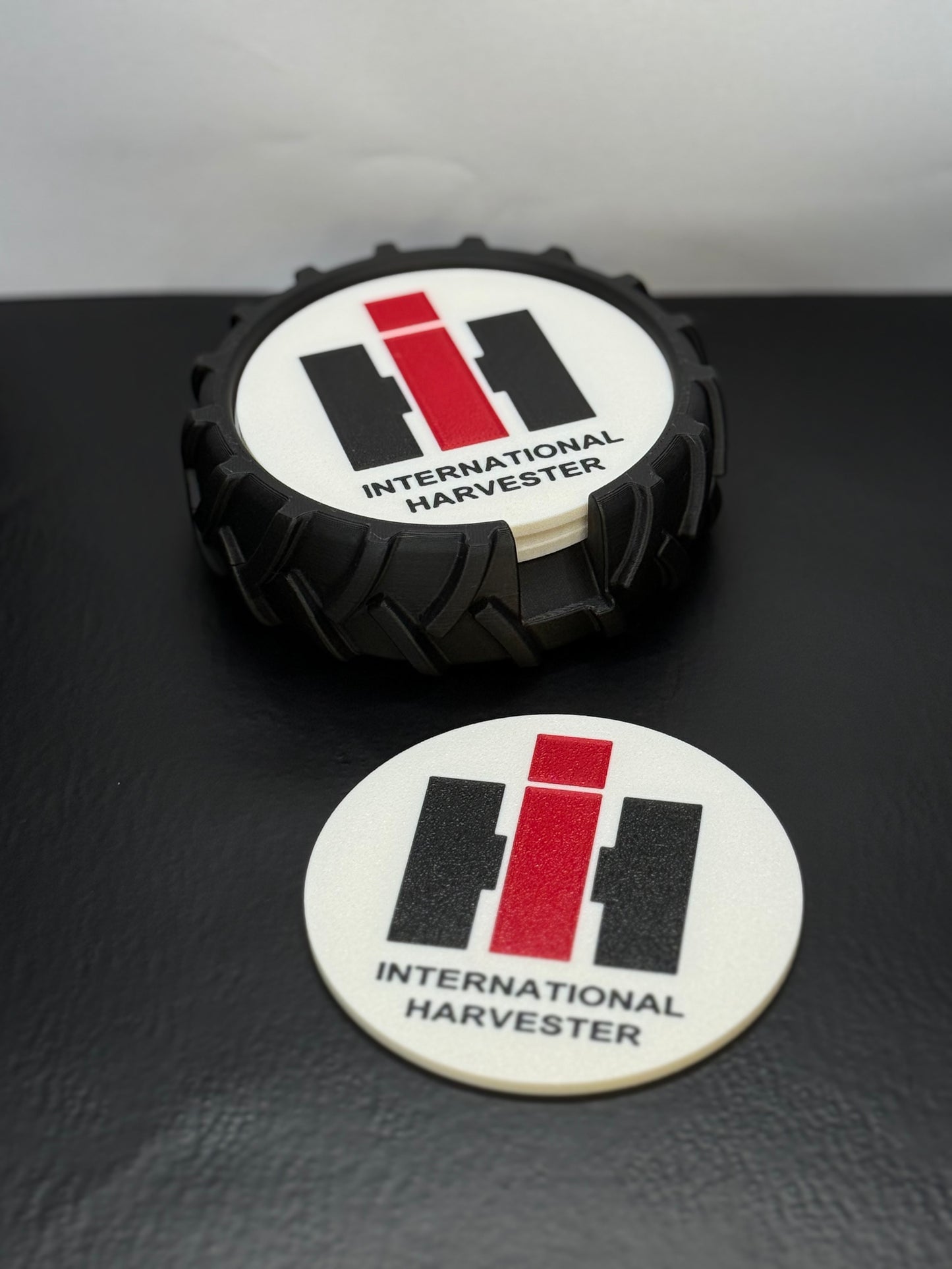 Glassbrikker - klassisk traktor