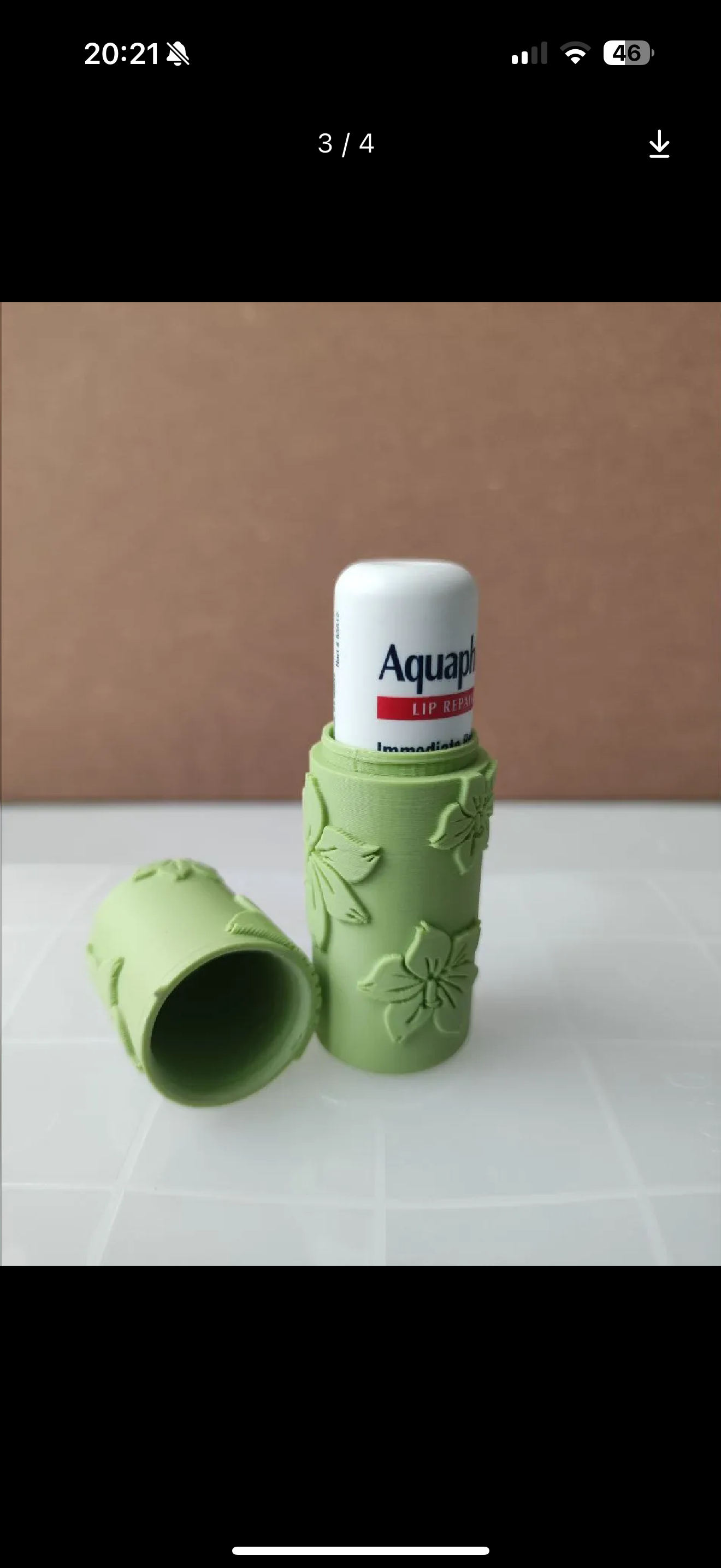 Lypsyl holder nøkkelring