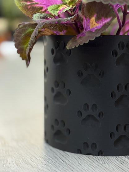 Potte med poteavtrykk