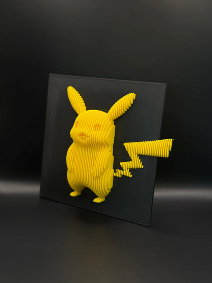 Pikachu 3D kunst