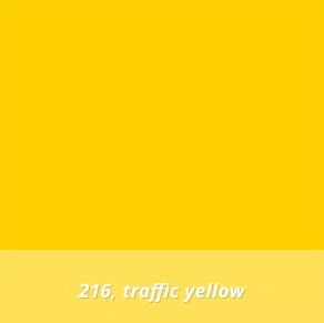 Traffic yellow #216
