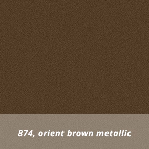 Orient brown metallic #874