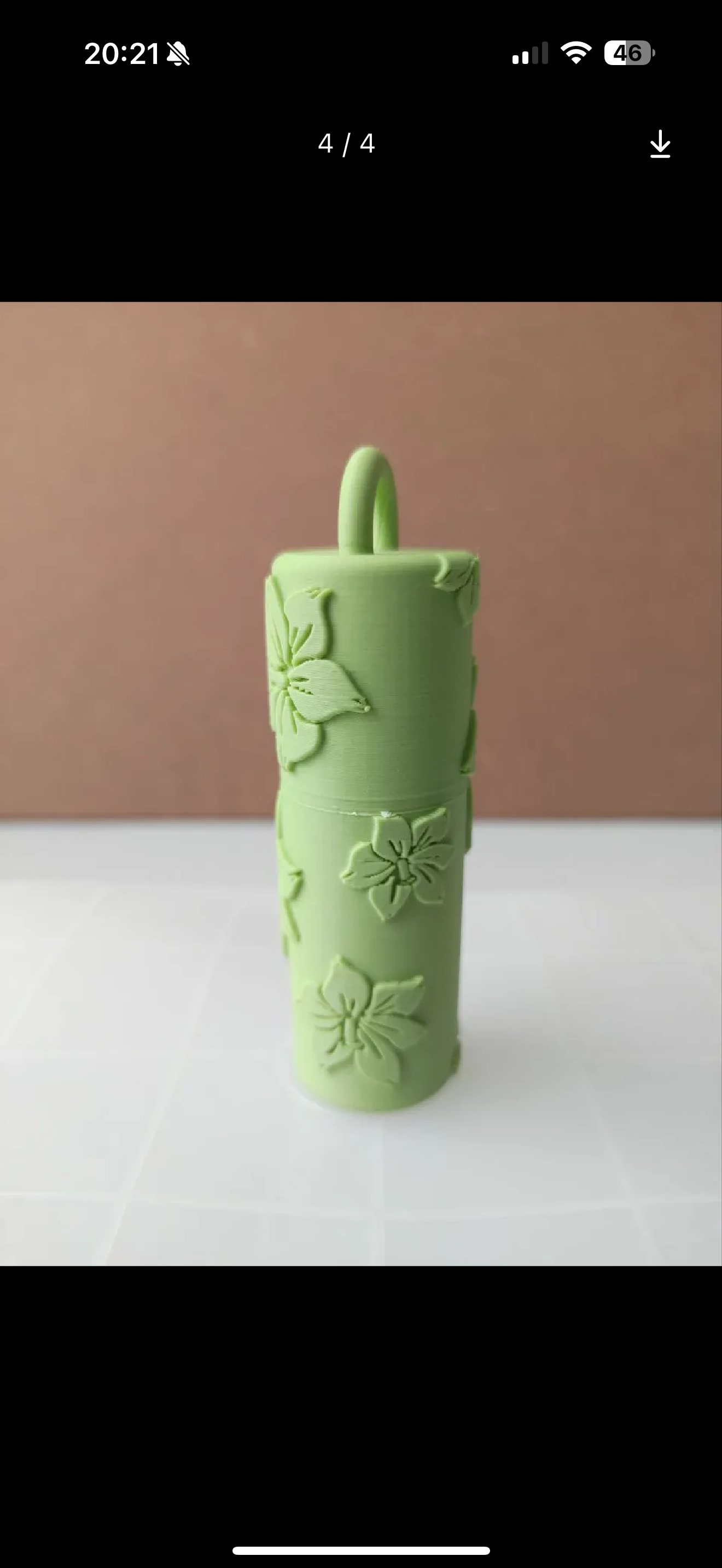 Lypsyl holder nøkkelring