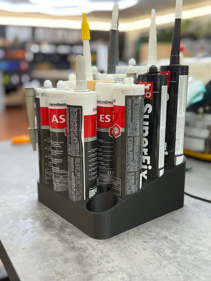 Silikontube holder