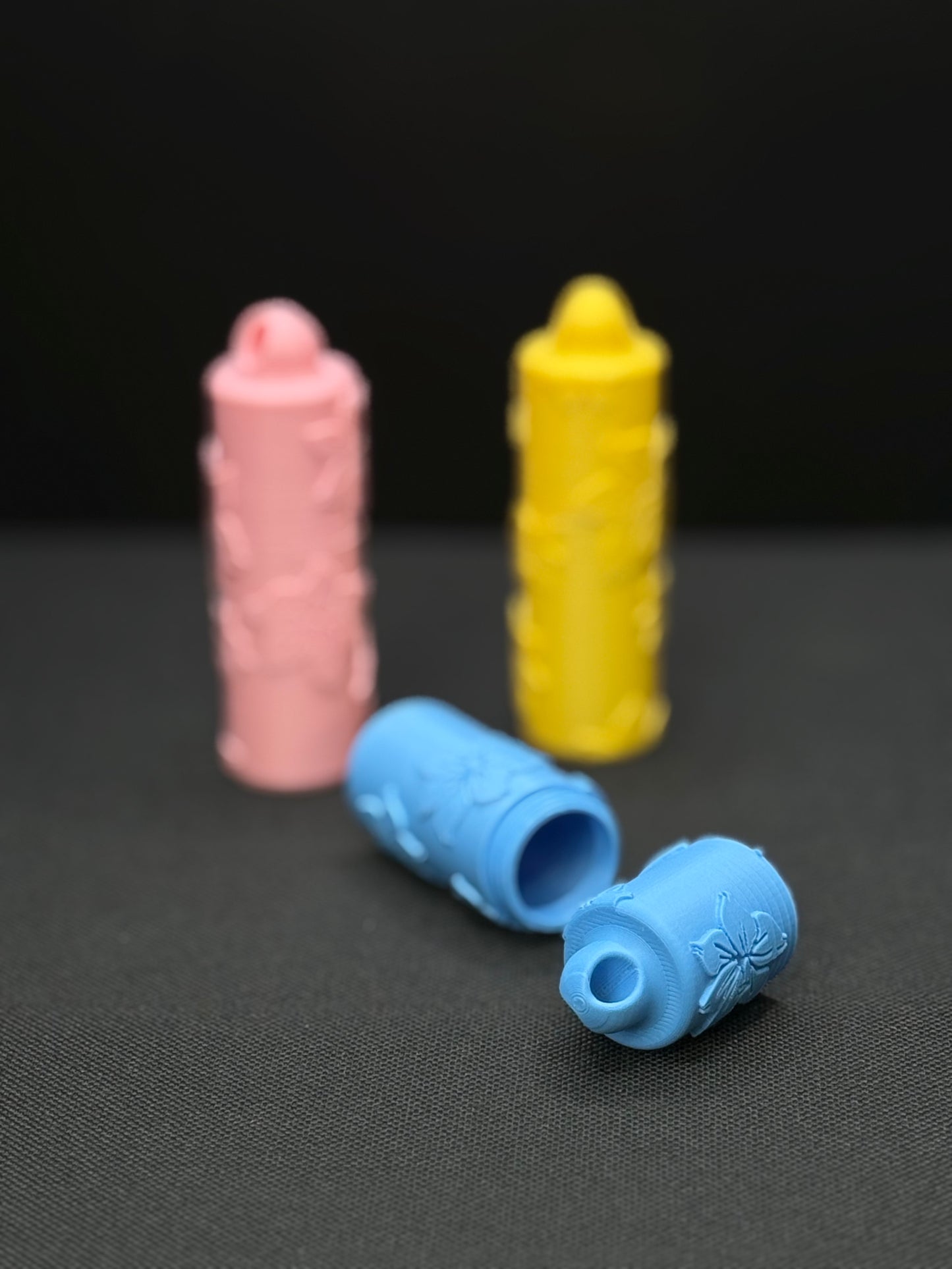 Lypsyl holder nøkkelring