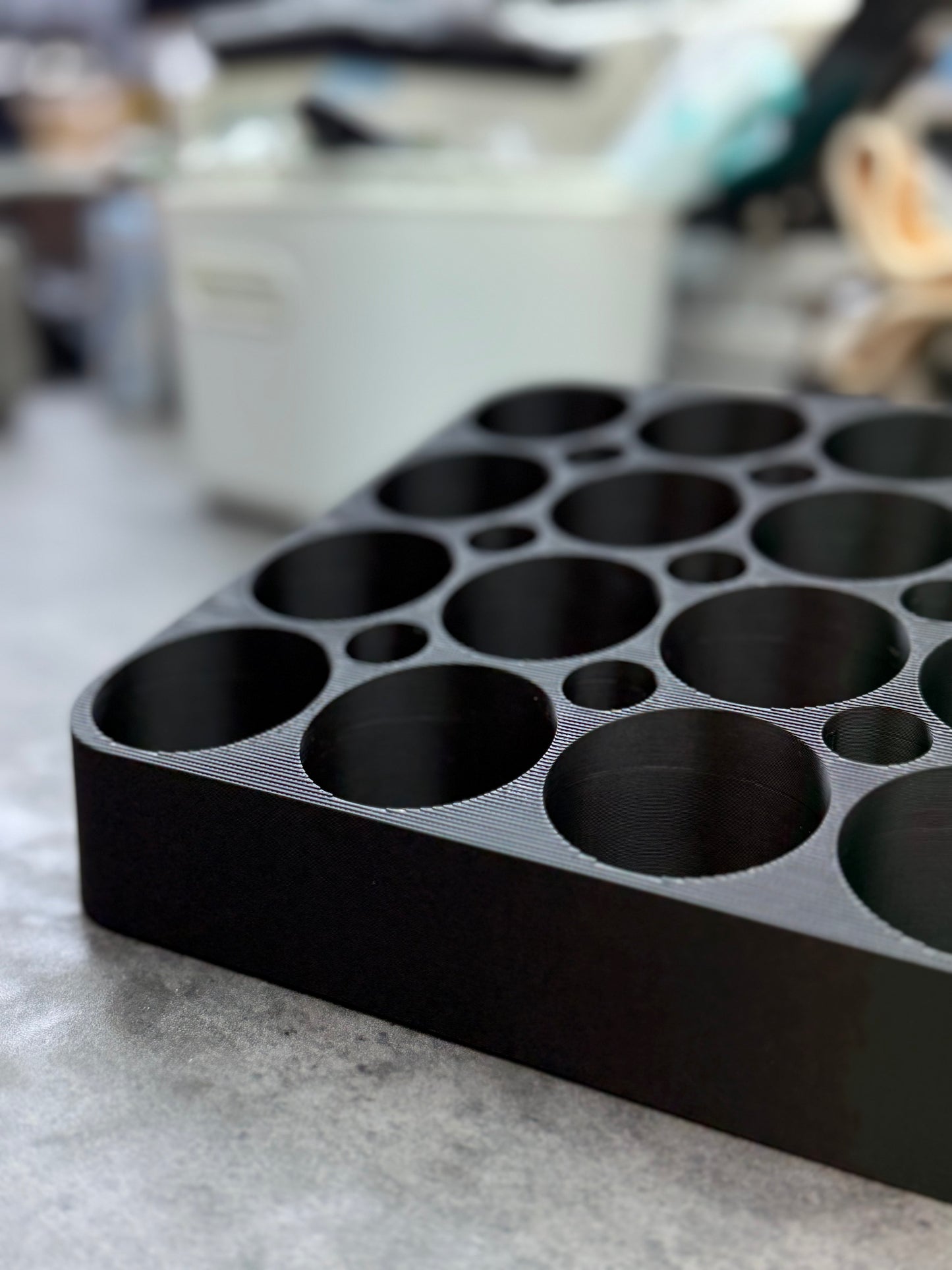 Silikontube holder