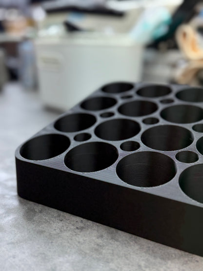 Silikontube holder
