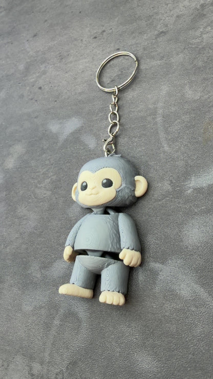 Punch ape nøkkelring