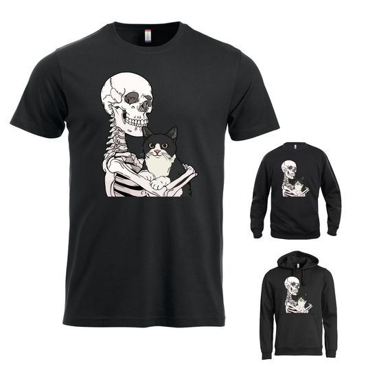 Skeleton And Kitty