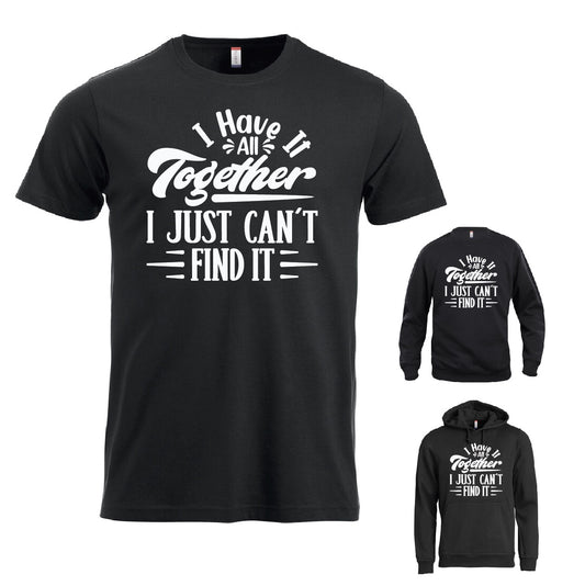Can't find it