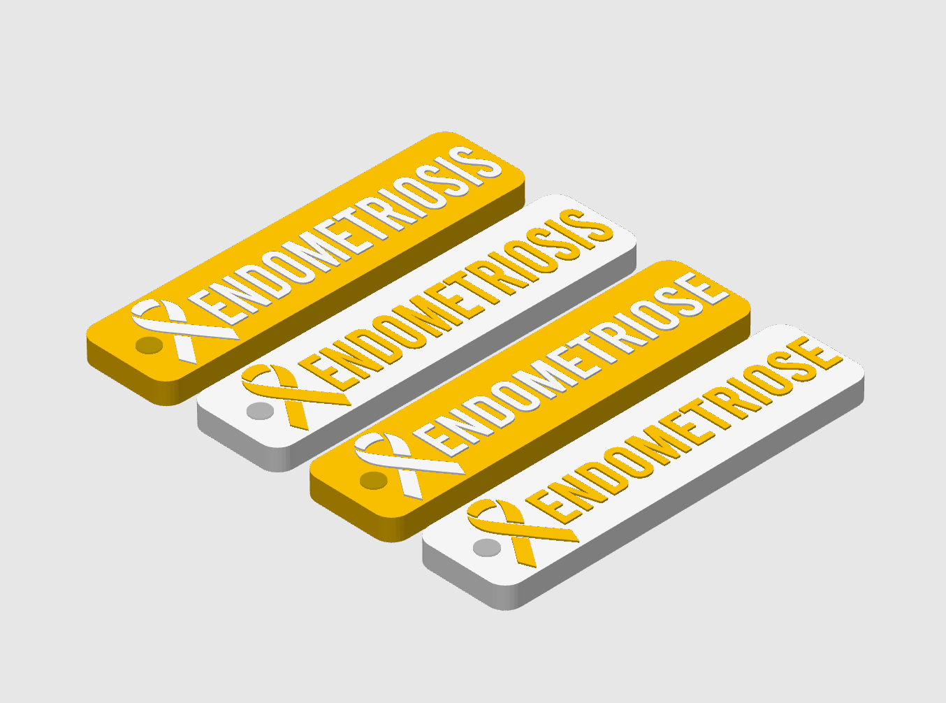 Nøkkelring Endometriose - awareness