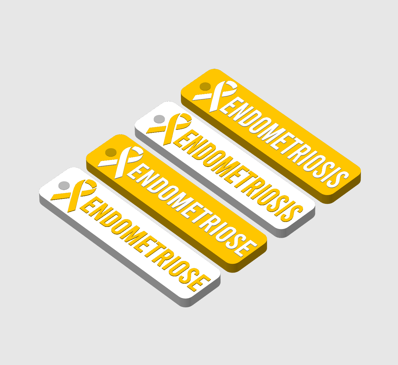 Nøkkelring Endometriose - awareness