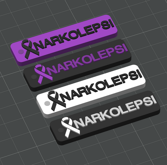Nøkkelring Narkolepsi - awareness