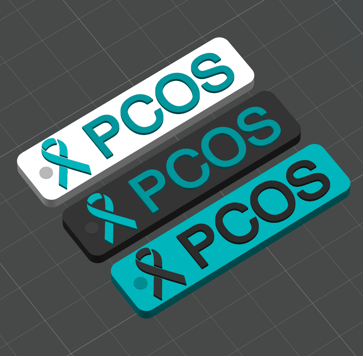 Nøkkelring PCOS - awareness