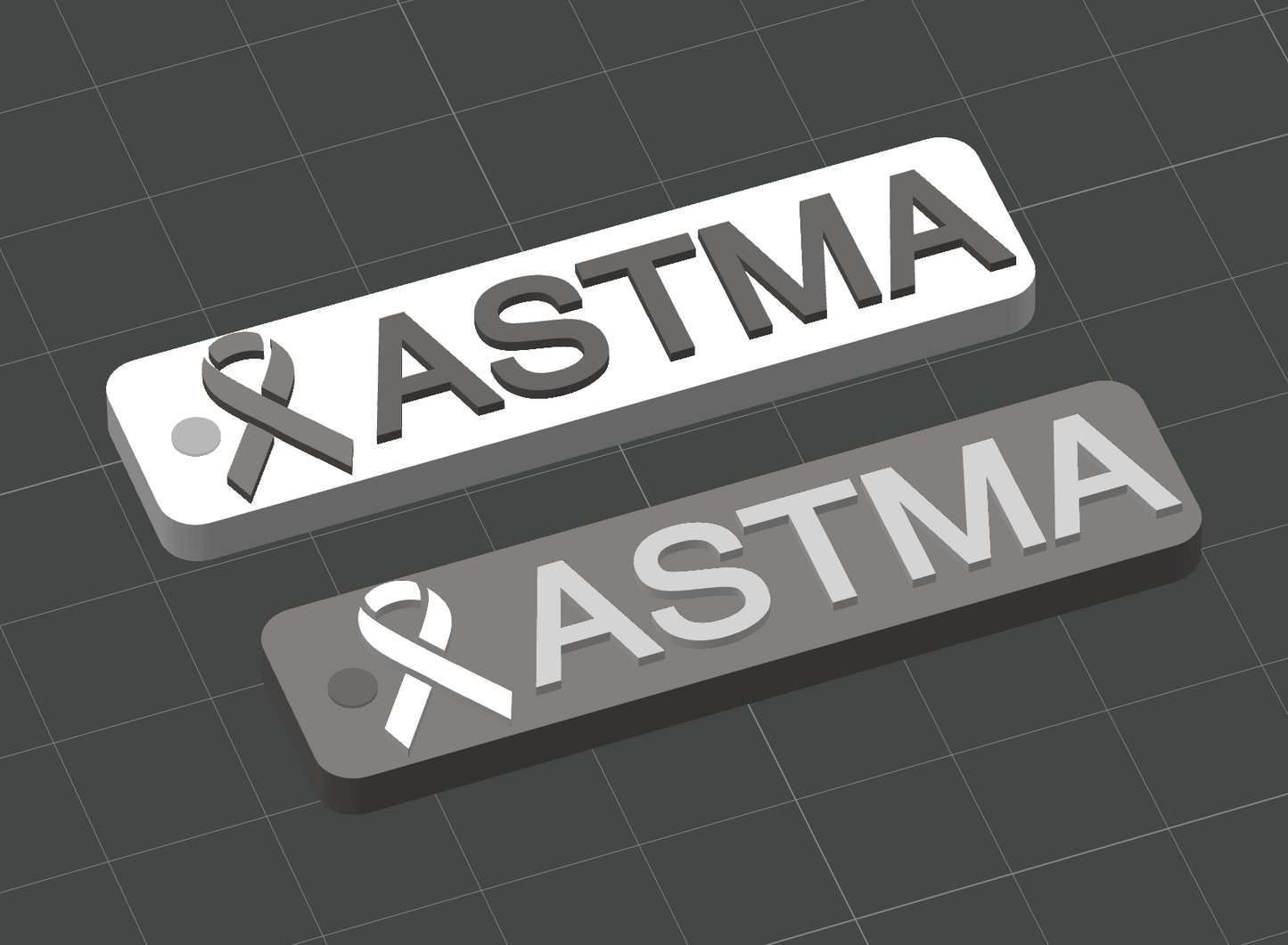 Nøkkelring Astma - awareness