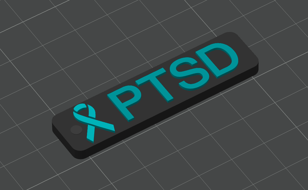 Nøkkelring PTSD - awareness