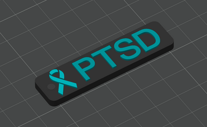 Nøkkelring PTSD - awareness
