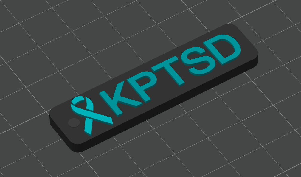 Nøkkelring KPTSD - awareness