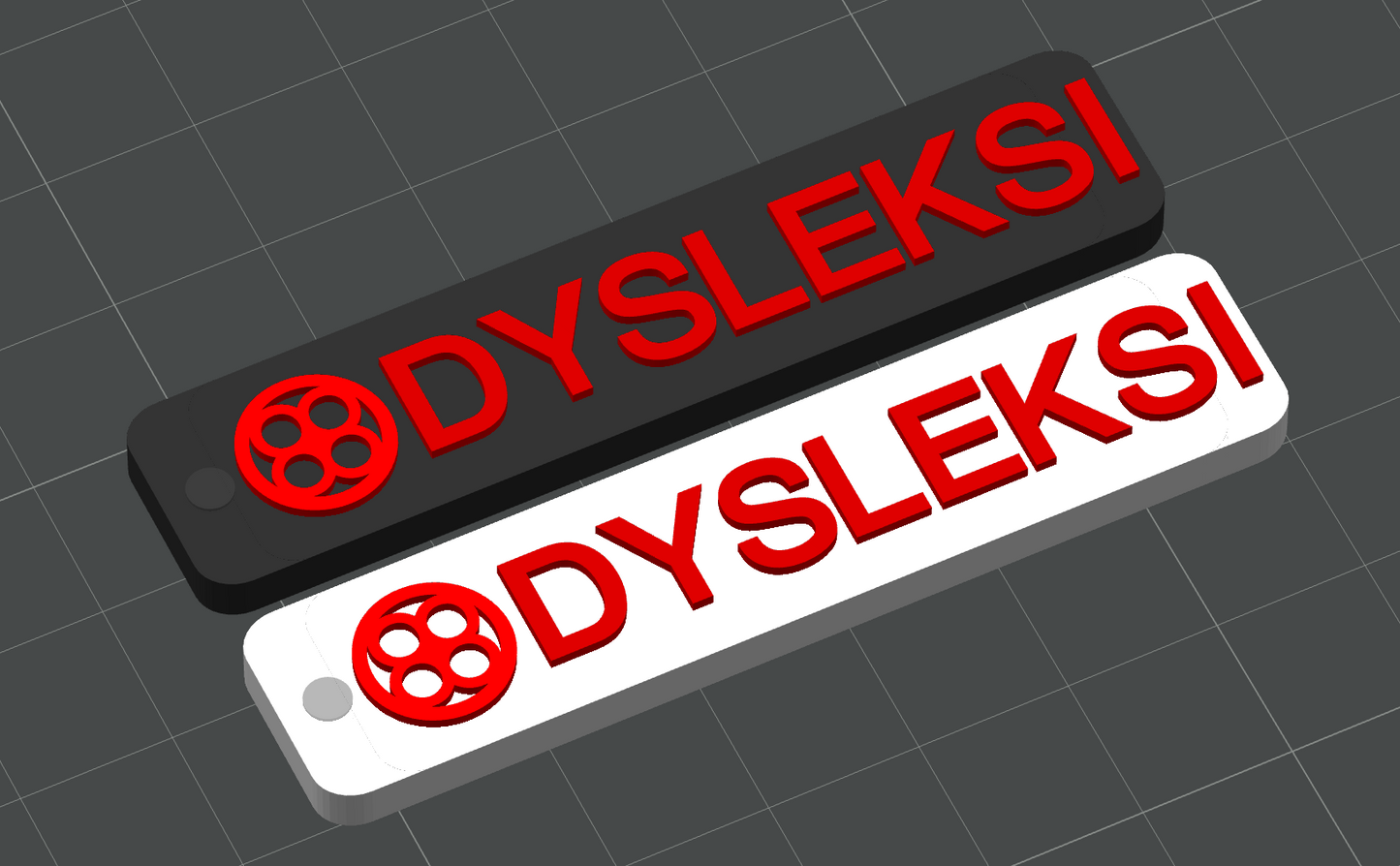 Nøkkelring Dysleksi - awareness