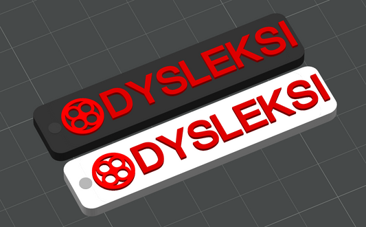 Nøkkelring Dysleksi - awareness