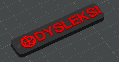 Nøkkelring Dysleksi - awareness