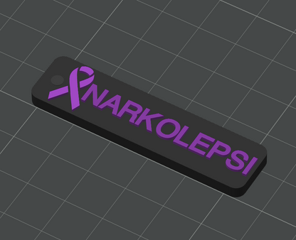 Nøkkelring Narkolepsi - awareness