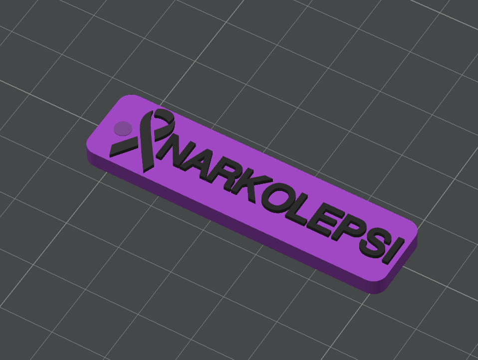 Nøkkelring Narkolepsi - awareness