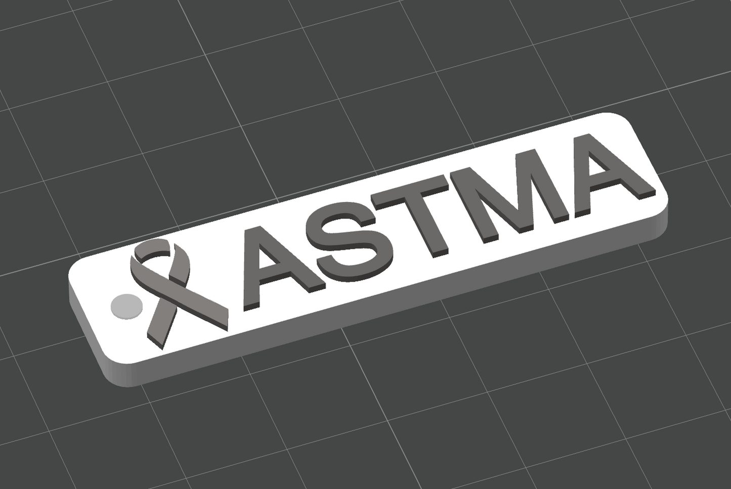 Nøkkelring Astma - awareness