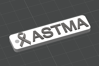 Nøkkelring Astma - awareness